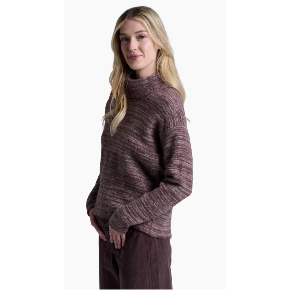 Kuhl Mohair Blend Multicolor Cowl Neck Sweater - Picture 2 of 14
